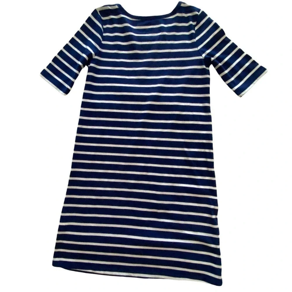Jumping Beans Size‎ 6x Blue Striped Shift Pocket Casual Dress